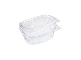 Hinged Clear Plastic Containers - 375ml x 500